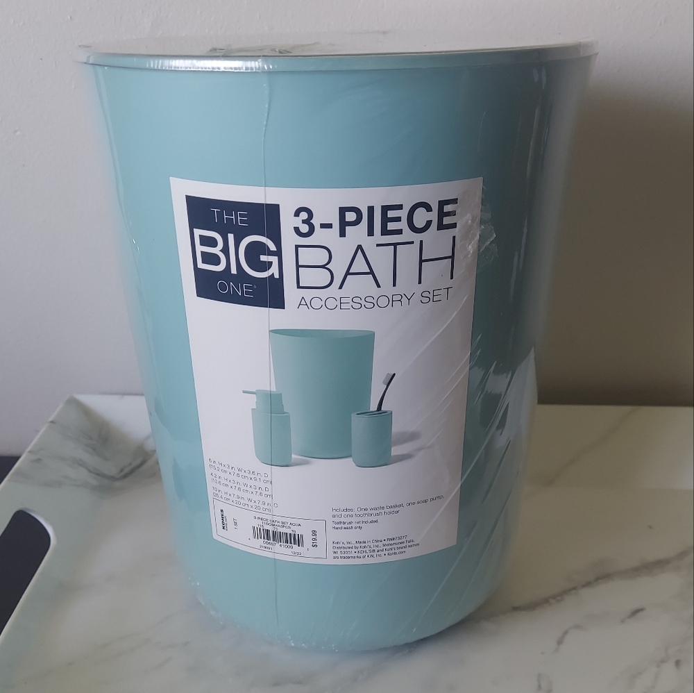 🆕️ 3 Piece Bathroom Accessory Set